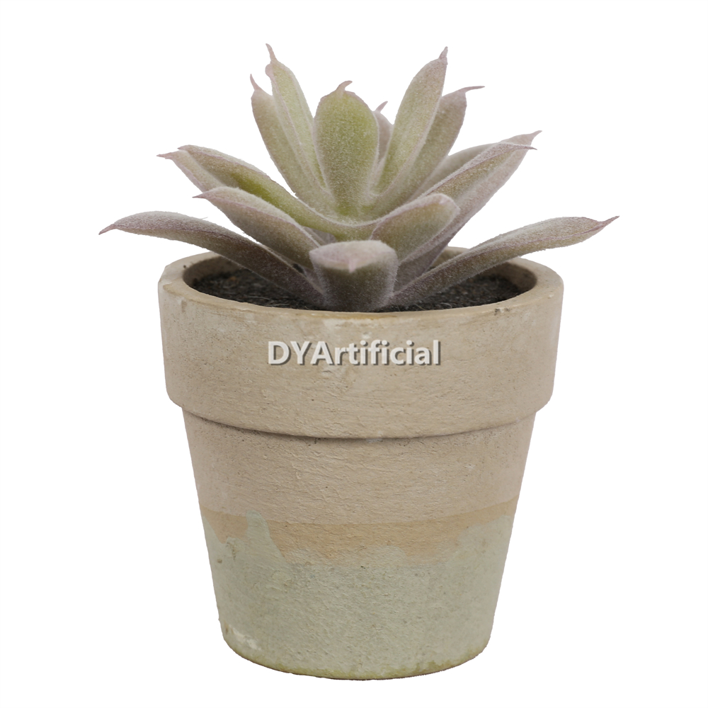Artificial Succulent Plants In Paper Pot 9.5CM Height