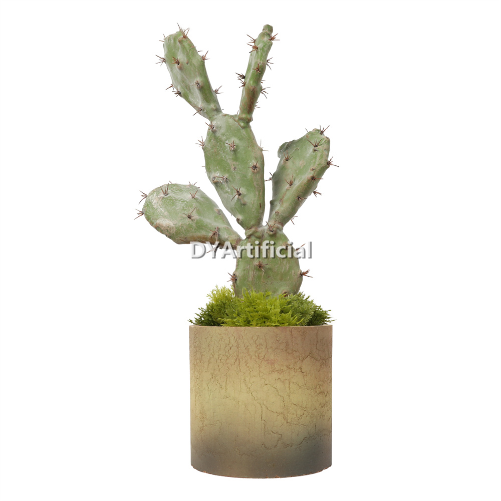Artificial Cactus In Paper Pulp Pot 40CM Height