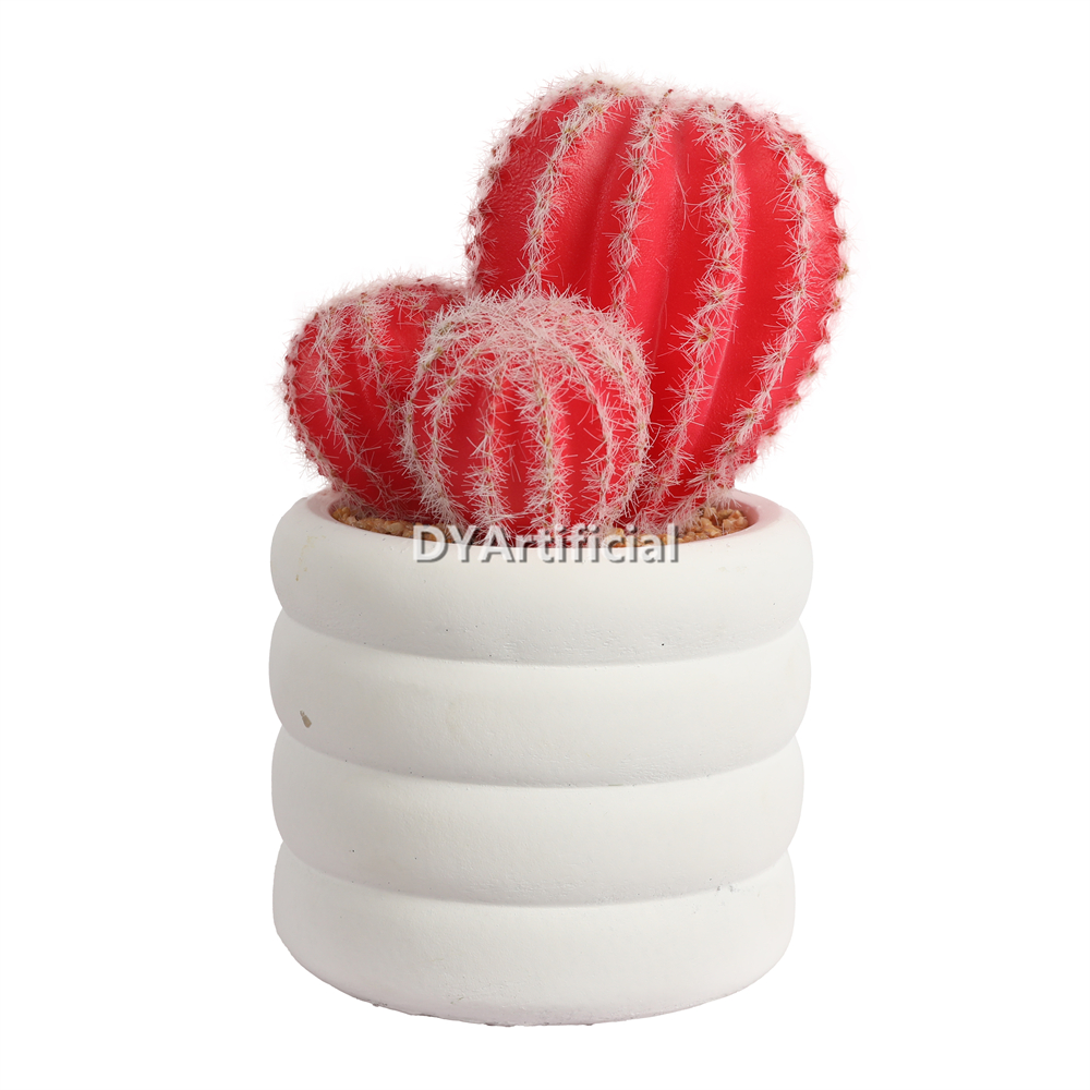 Artificial Cactus In PP Pot 18CM Height
