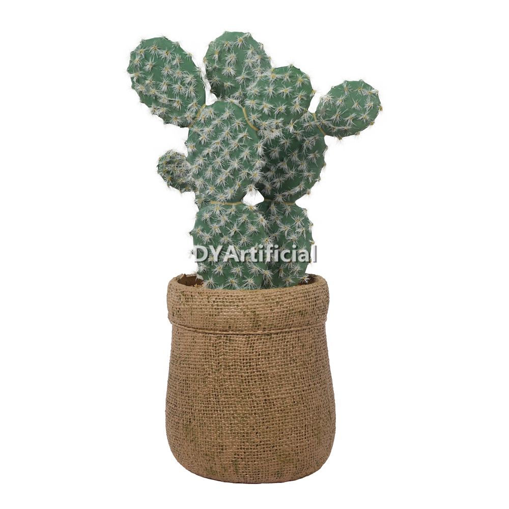 Artificial Cactus In PP Pot 29CM Height