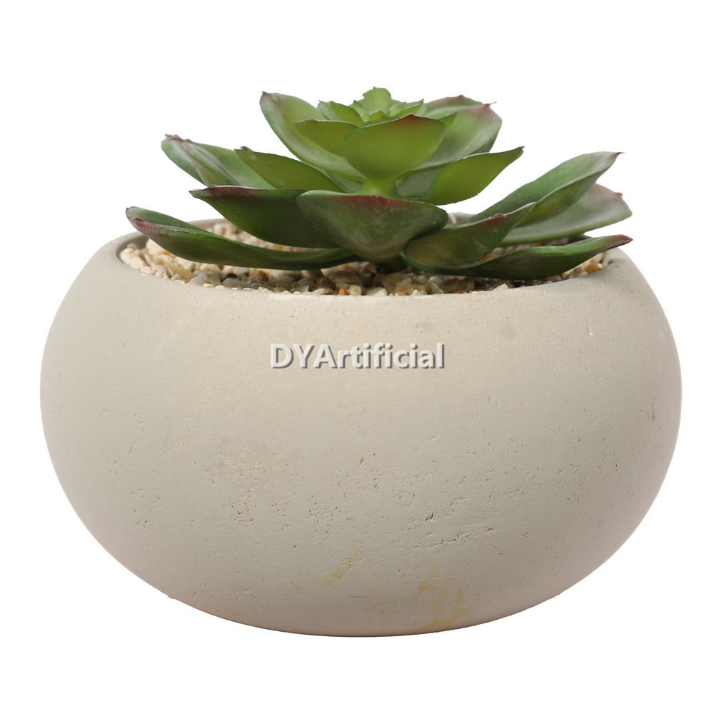 Artificial Flowers In A Pulp Pot 10CM Height