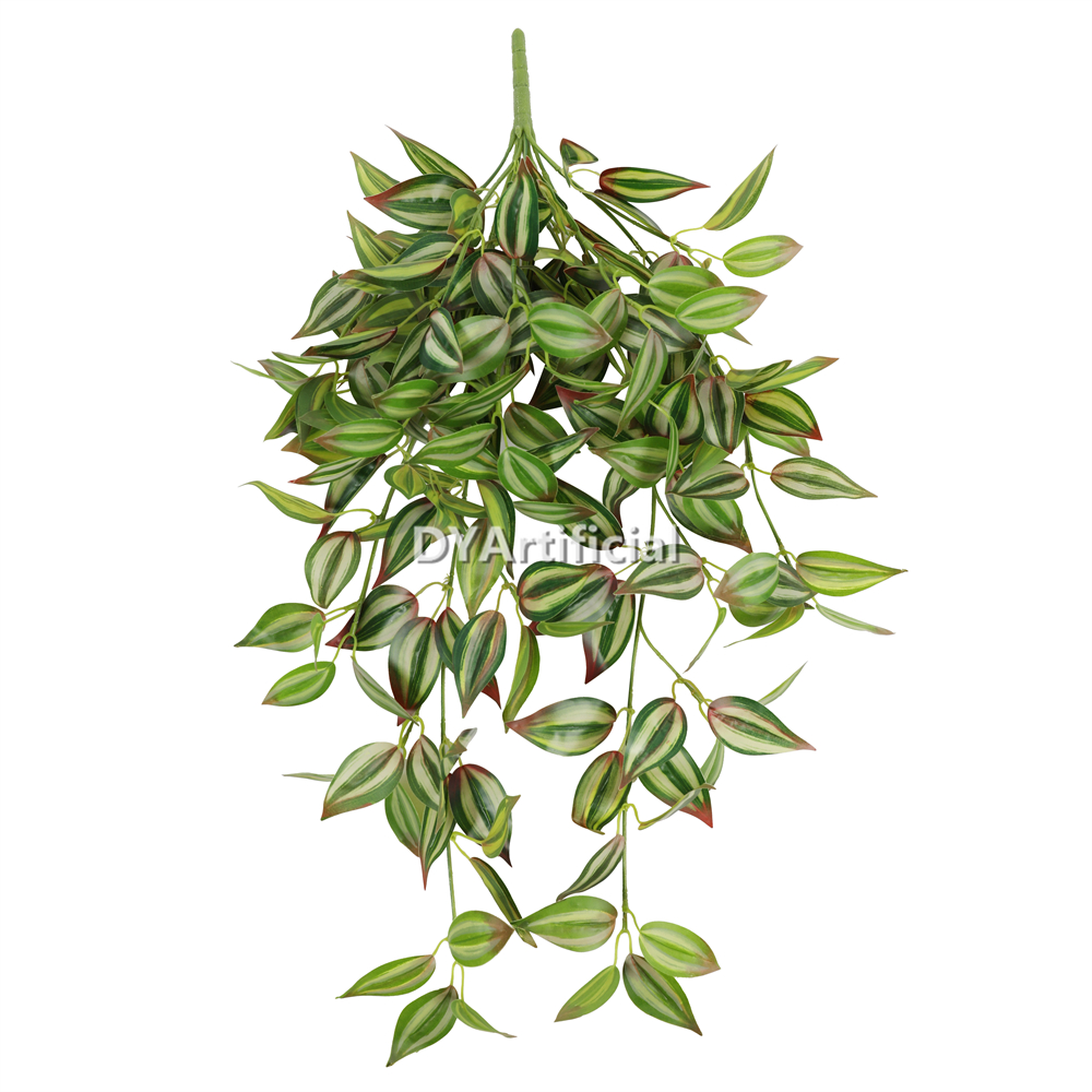 Red Eye Rose Leaf Hanging Bush 75CM Length 178 Leaves
