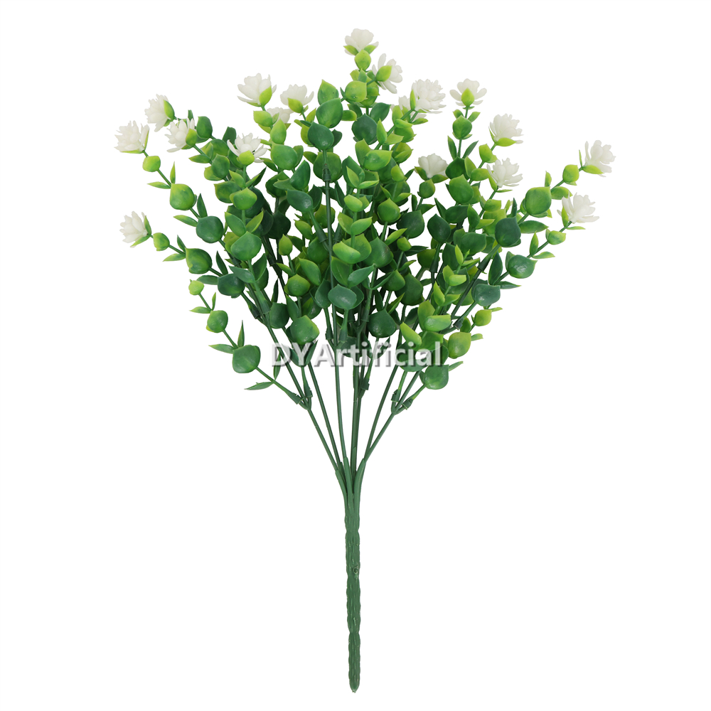 Buxus with White lotus Leaf 32CM Indoor