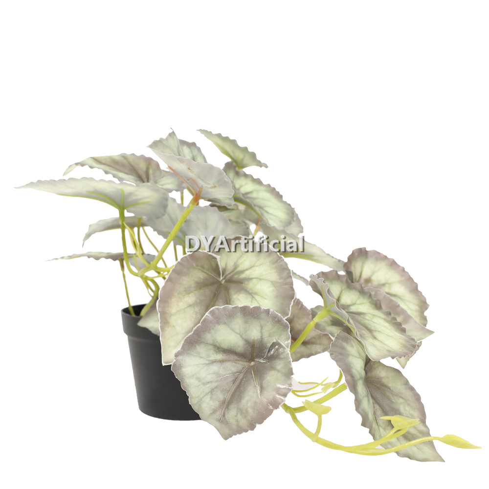 Artificial Autumn Begonia Hanging Potted Plants 23CM Height