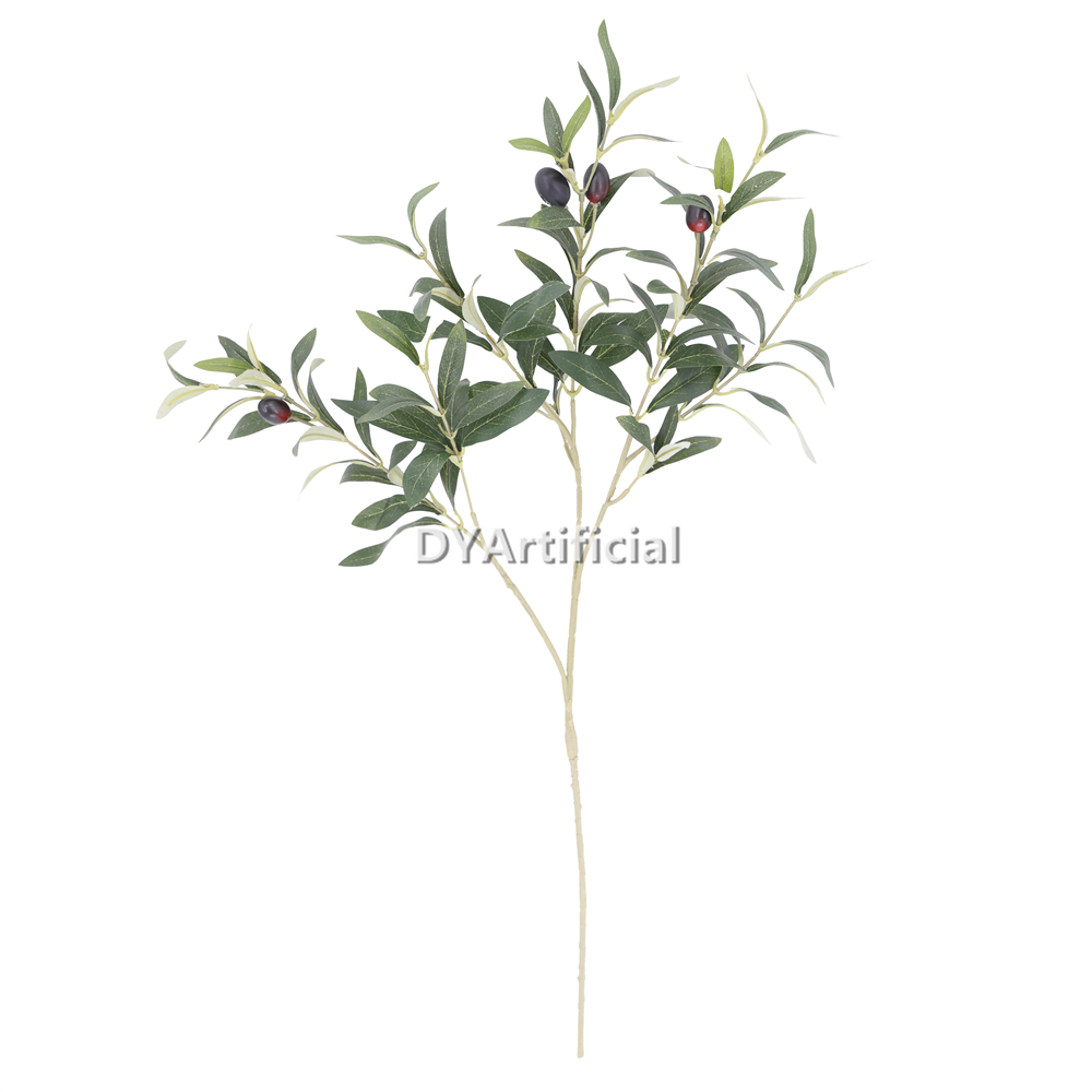 Premium Artificial Olive Tree Foliages 70CM Length 4 Fruits