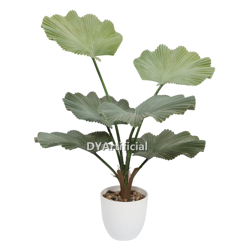 Artificial Ruffled Fan Palm 67CM Height Outdoor UV Protected