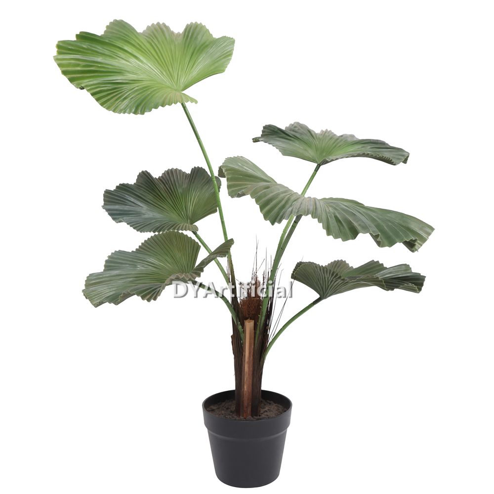 Artificial Ruffled Fan Palm 90CM Height Outdoor UV Protected