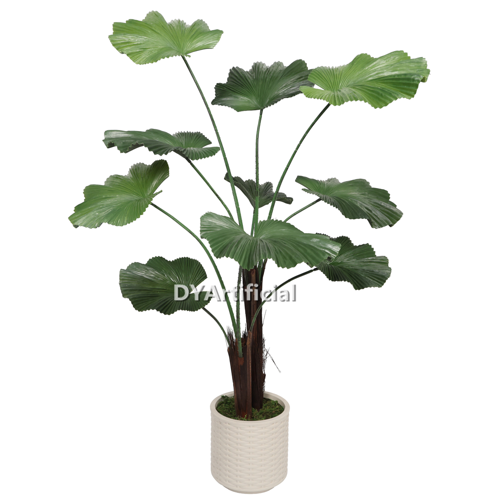 Artificial Ruffled Fan Palm 140CM Height Outdoor UV Protected