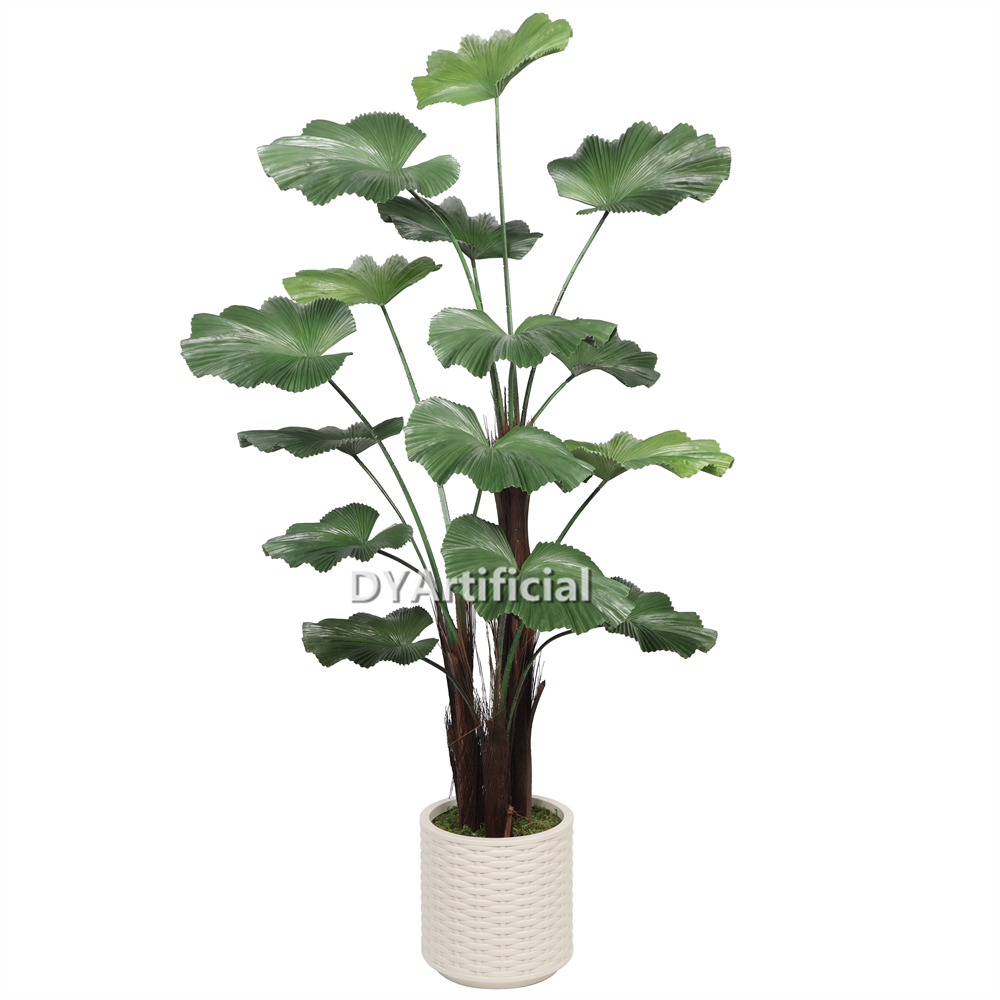 Artificial Ruffled Fan Palm 170CM Height Outdoor UV Protected