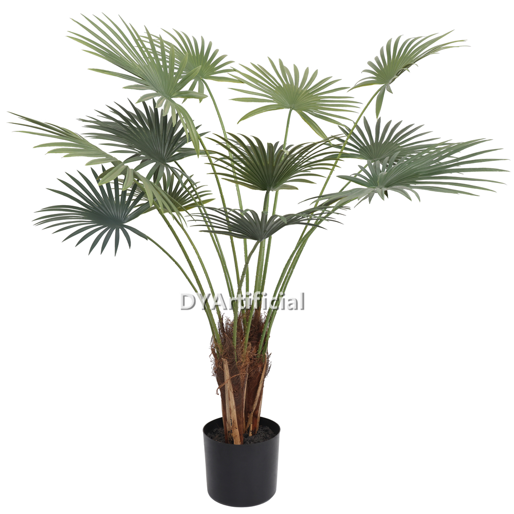 Premium Artificial Fan Palm Plants 105CM Height Outdoor UV Protected