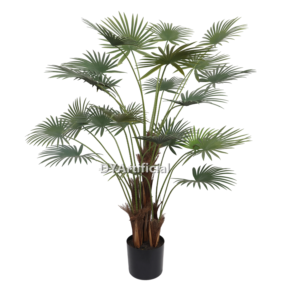 Premium Artificial Fan Palm Plants 135CM Height Outdoor UV Protected