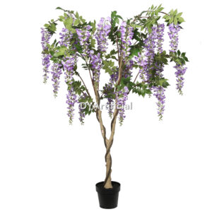 180CM Height Artificial Wisteria Tree in Purple Blue