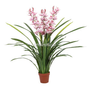 Artificial Big Dwarf Cymbidium 110CM Indoor