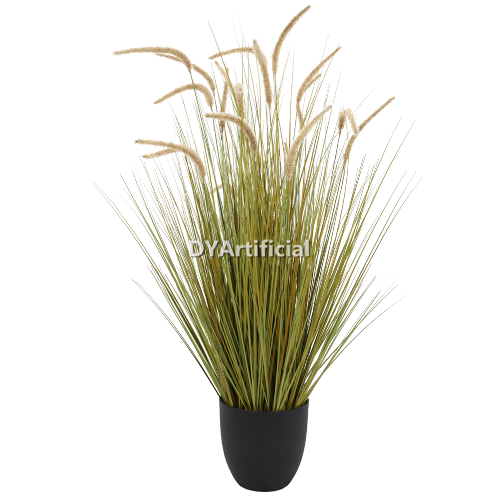 Artificial Grass Plants Autumn Green Color 120CM Height Indoor