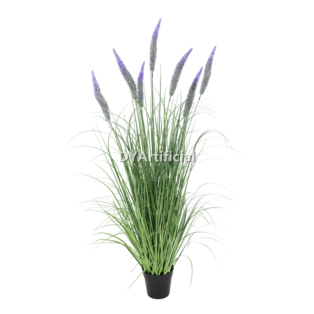 Artificial Purple Wolftail Grass Plants 120CM Height