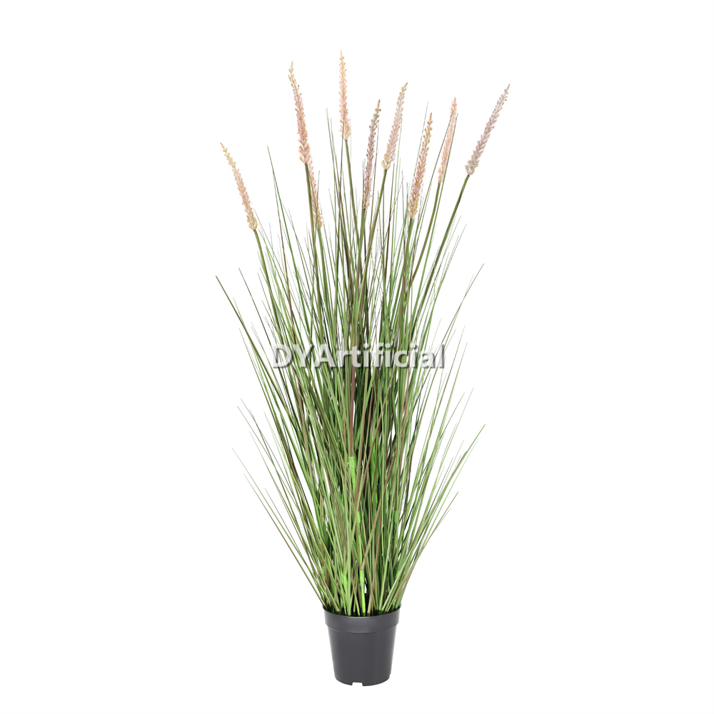 Artificial Pine And Cypress Grass White Grey 120CM Height Indoor