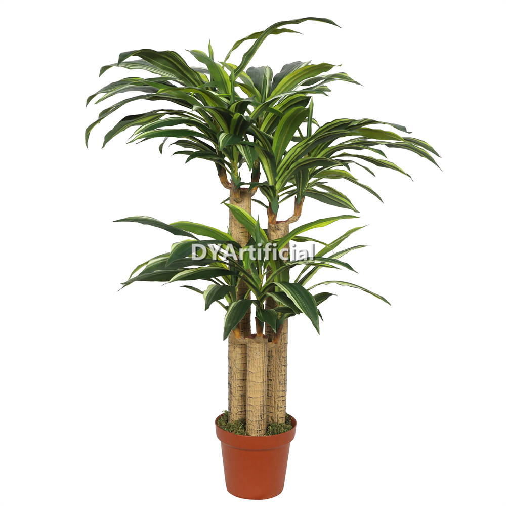 Artificial Dracaena with Yellow Green Leaves 130CM Height Indoor