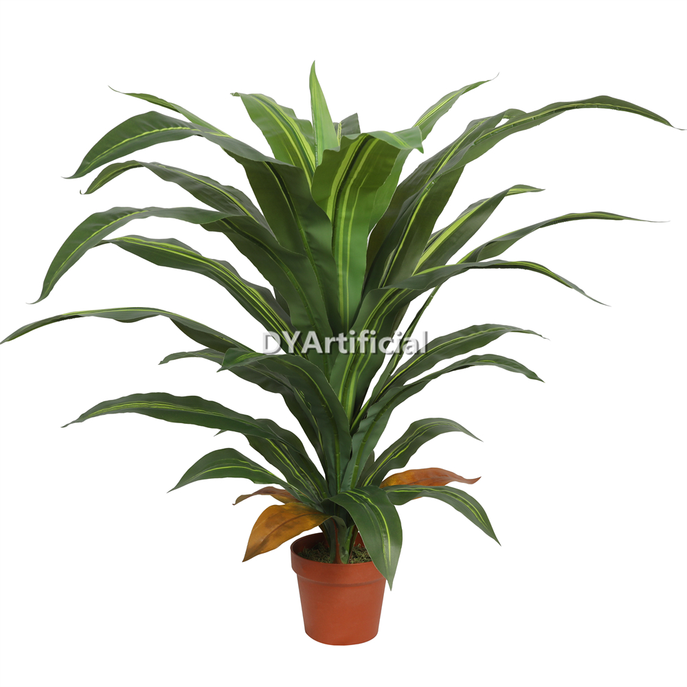 Artificial Dracaena Fragrans with Yellow Green Leaves 110CM Height Indoor