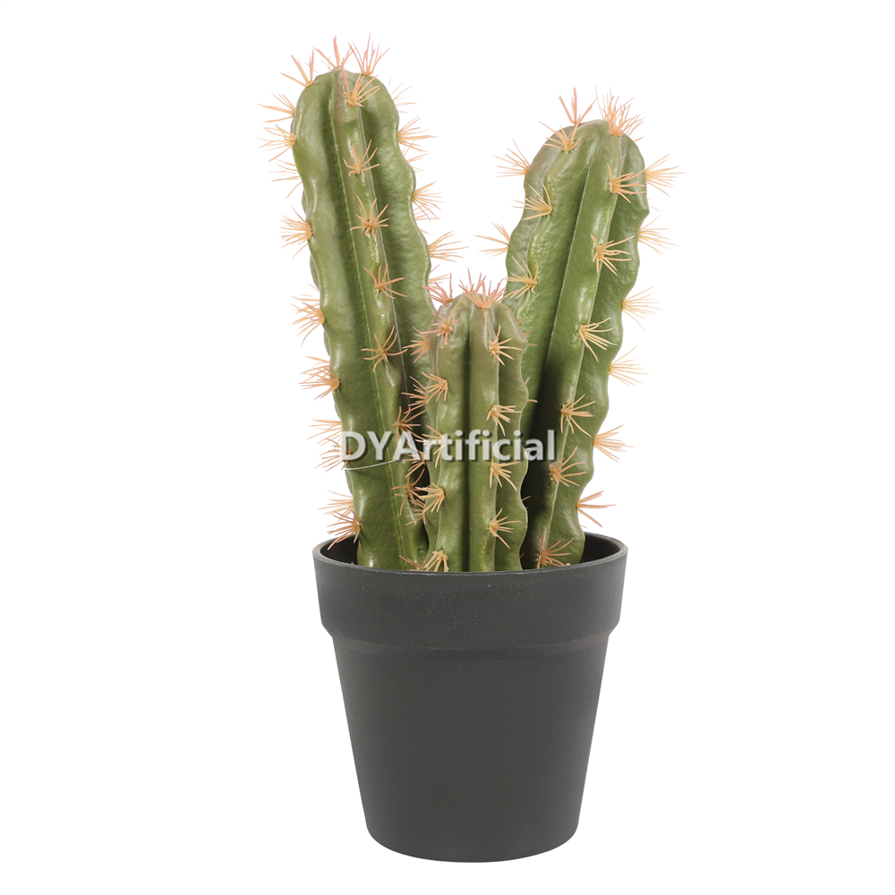 S Cactus In Plactic Pot 35CM Height Indoor