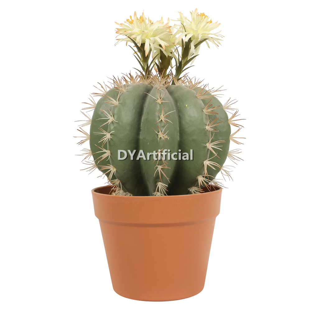 L Cactus In Plactic Pot 37.5CM Height Indoor
