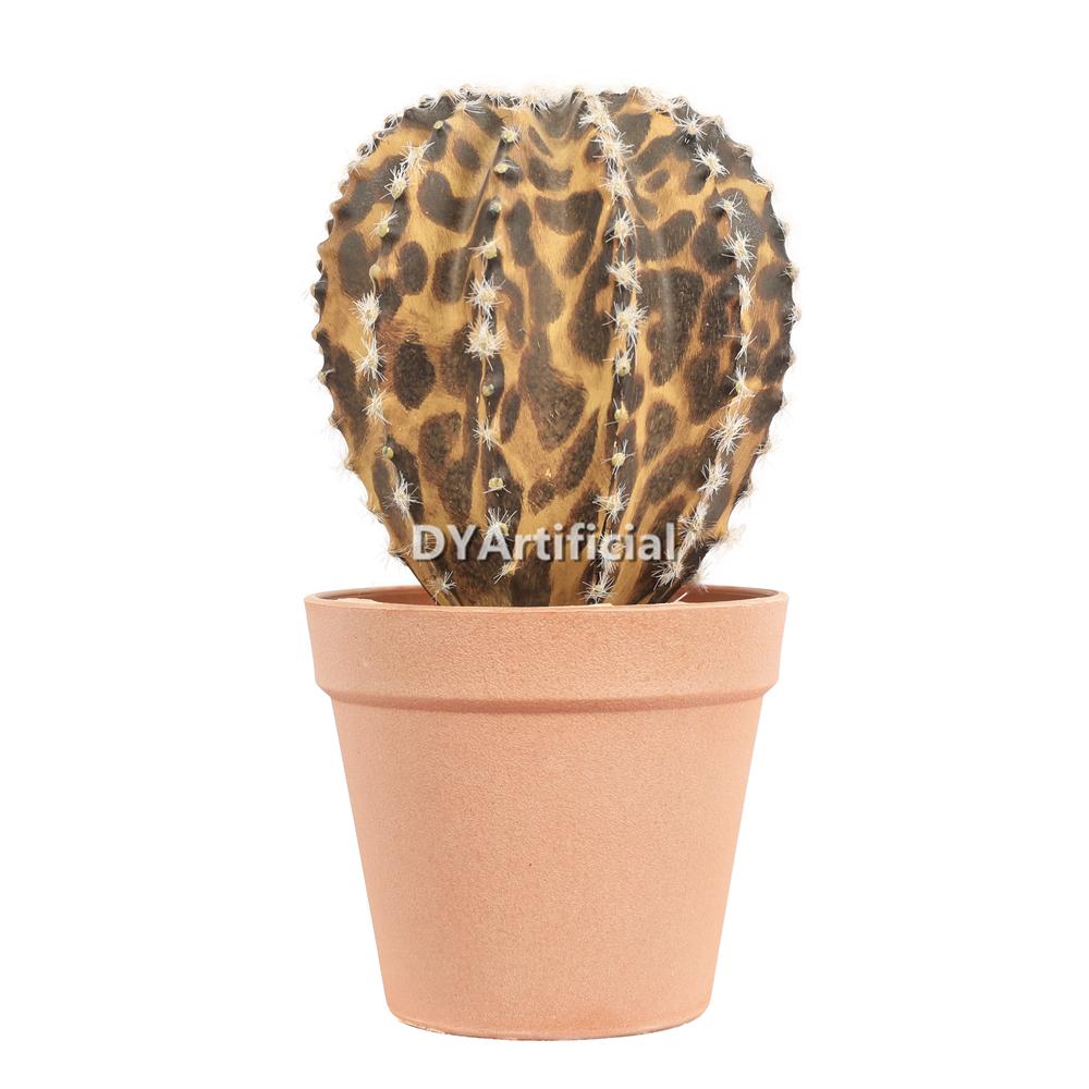 Artificial Cactus In Plastic Pot 25CM Height Indoor