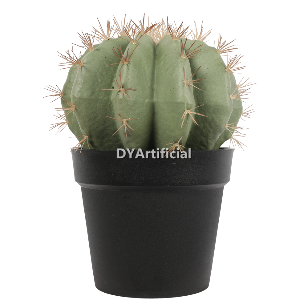 Artificial Cactus In Plastic Pot 33CM Height Indoor