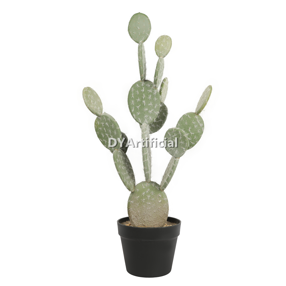 L Cactus In Plactic Pot 73CM Height Indoor