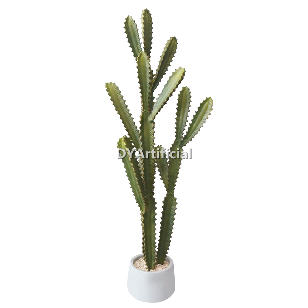 Cactus In Cement Pot 98.5CM Height Indoor