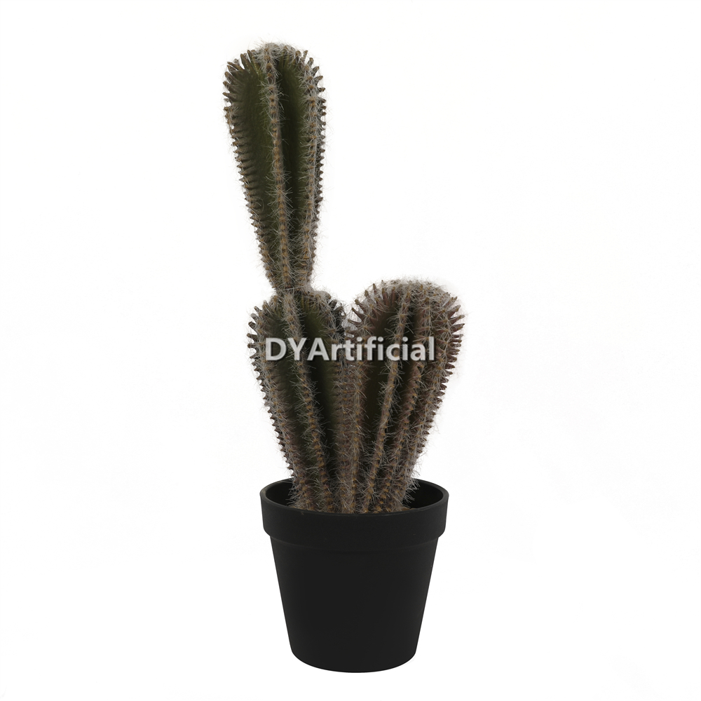 S Cactus In Plactic Pot 41CM Height Indoor