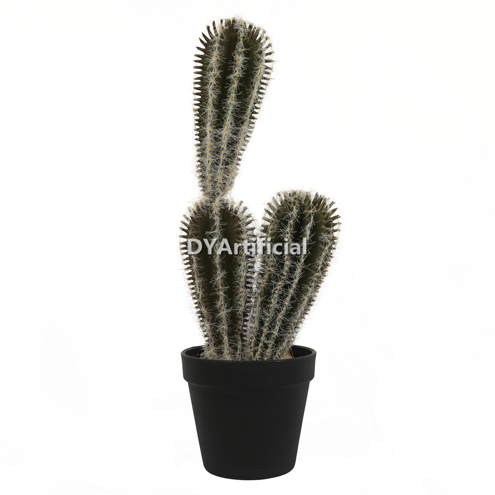 S Cactus In Plactic Pot 41CM Height Indoor
