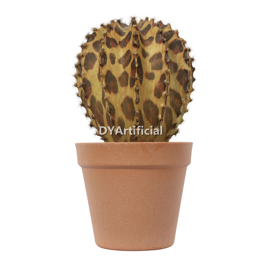 Artificial Cactus In Plastic Pot 25CM Height Indoor