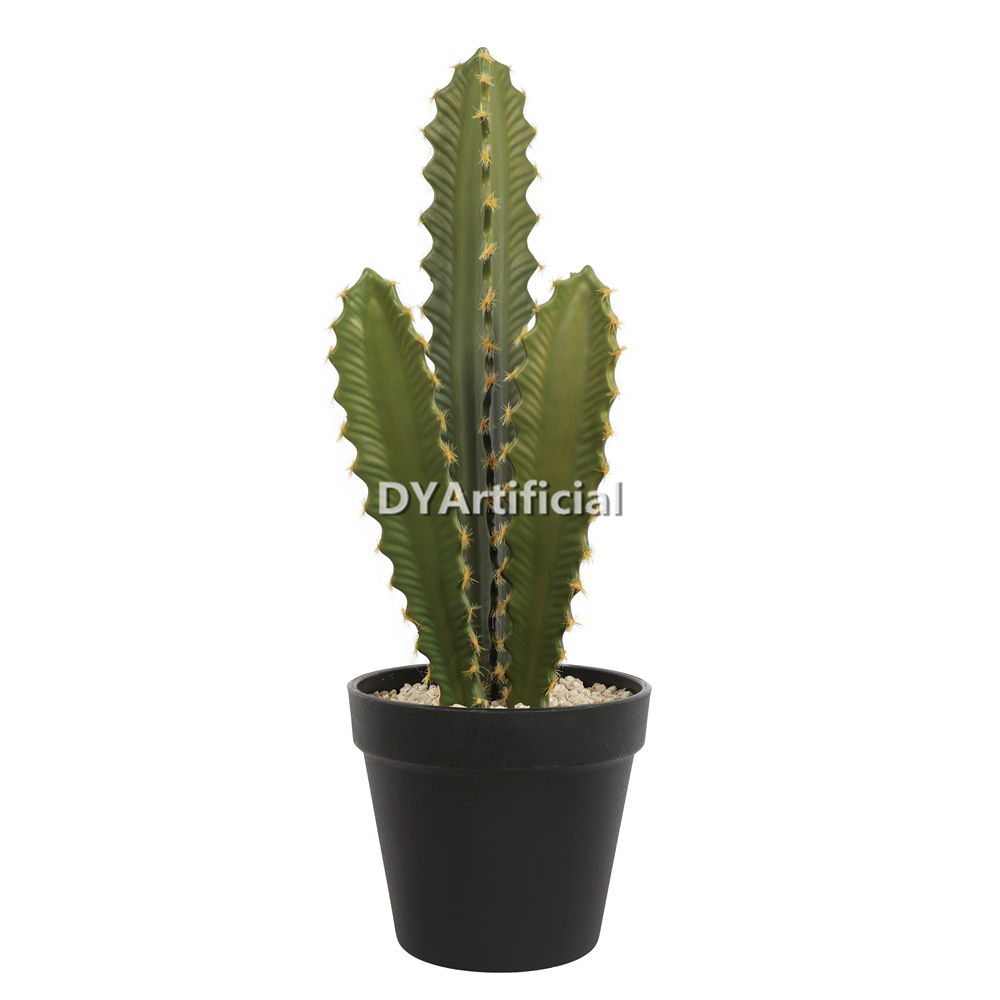 Artificial Cactus In Plastic Pot 37CM Height Indoor