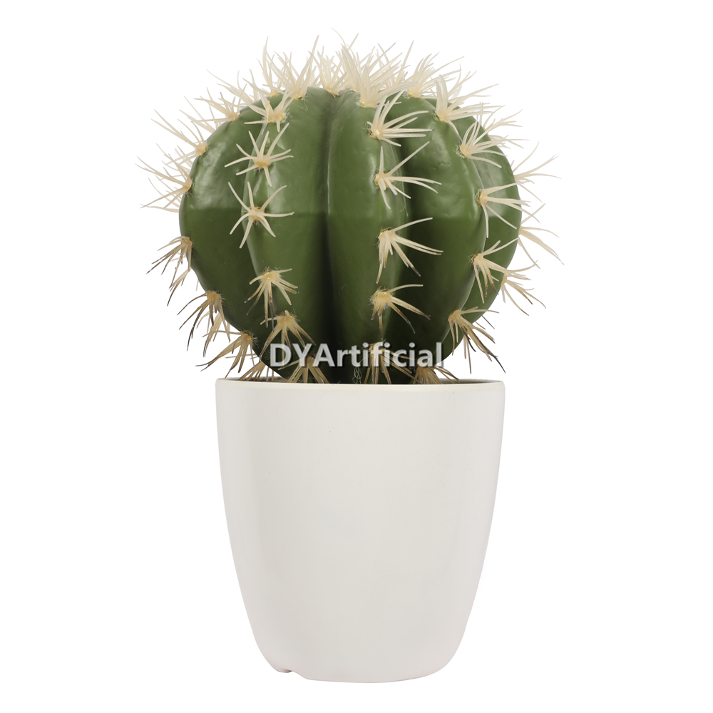 Artificial Cactus In Melamine Pot 26CM Height Indoor