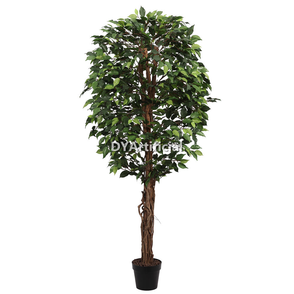 Premium Artificial Ficus Green 180CM Indoor Real Trunk
