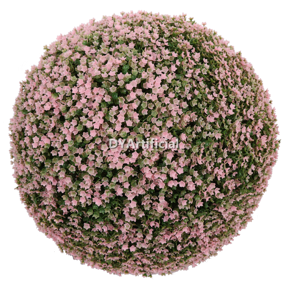 45CM Diameter Pink Color Babysbreath Leaf Topiary Ball