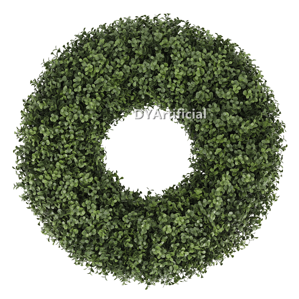 Artificial Wreath Round 60CM Diameter and 19CM Diameter Outdoor UV Protected