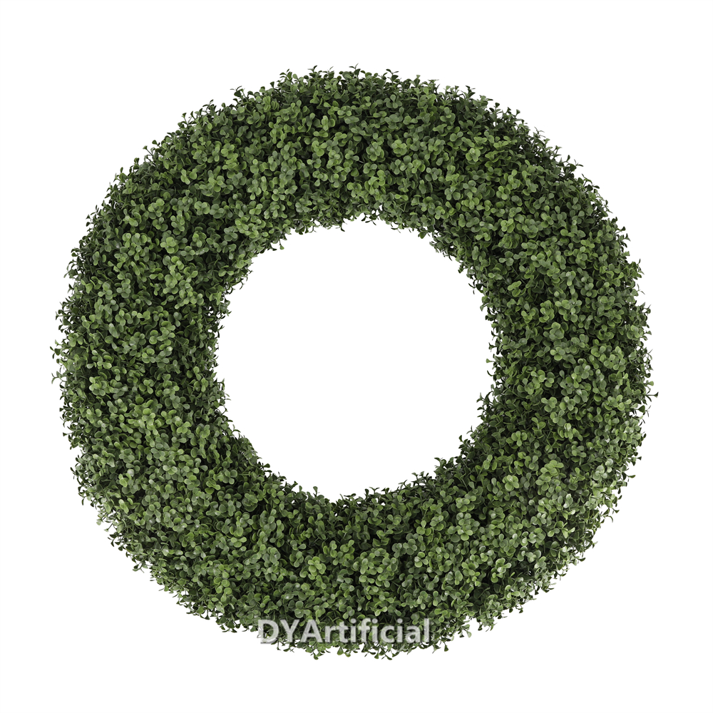 Artificial Wreath Round 77CM Diameter and 36CM Diameter Double Sides Outdoor UV Protected