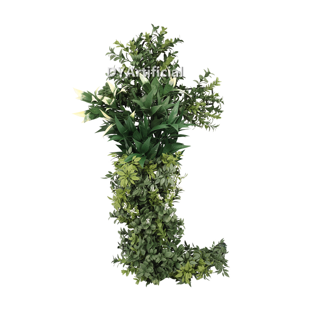 UV Protected and Fire Retardant Artificial Vertical Plants Letters t 100cm Height