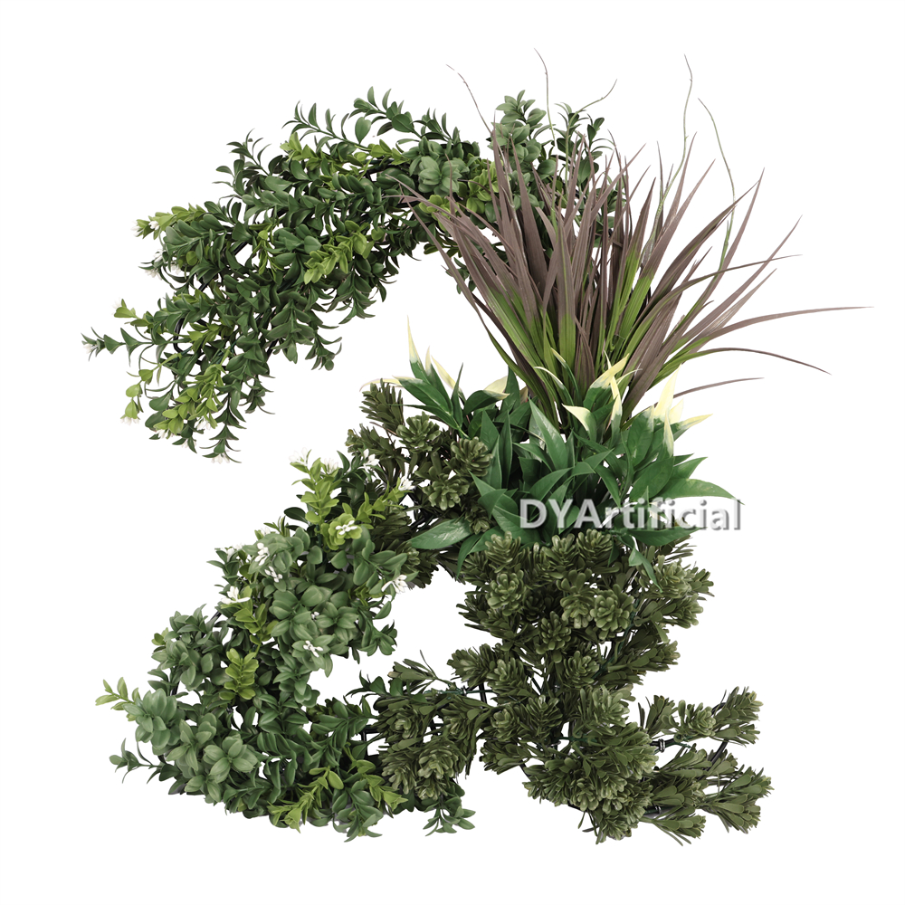 UV Protected and Fire Retardant Artificial Vertical Plants Letters a 100cm Height