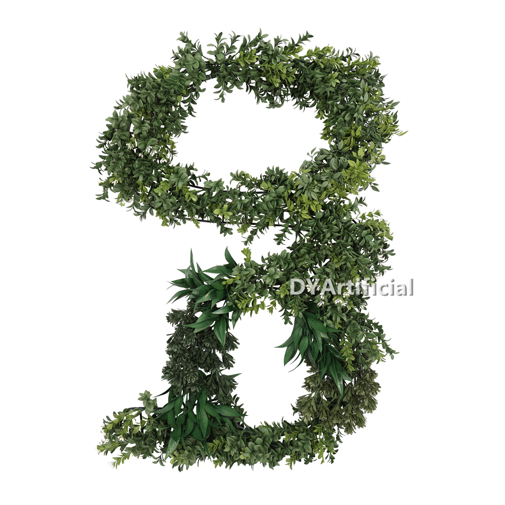 UV Protected and Fire Retardant Artificial Vertical Plants Letters g 100cm Height