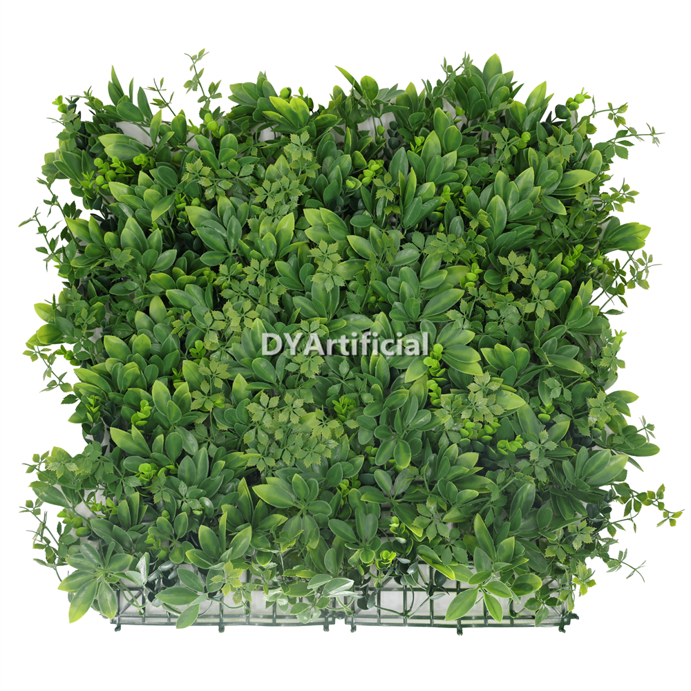 Artificial Spring Star Foliages Green Wall Panel 50CM by 50CM UV