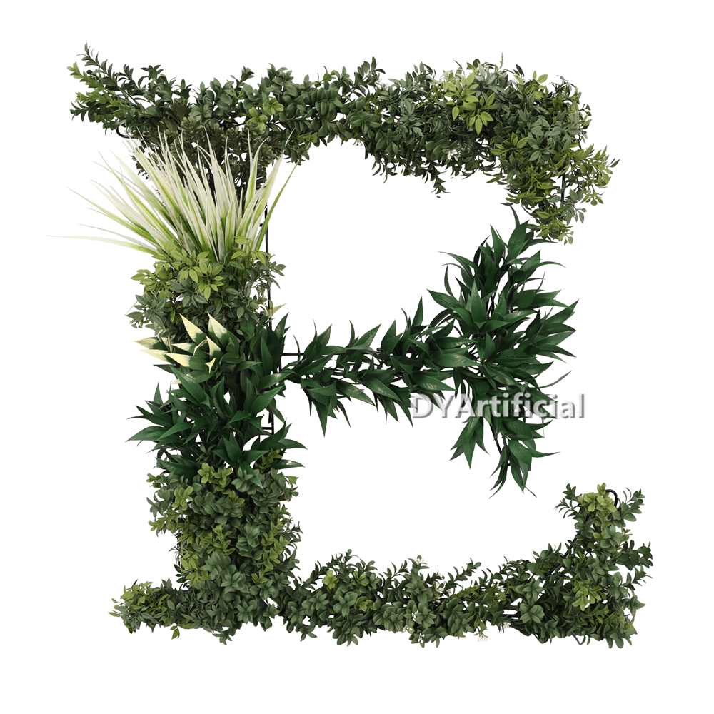 UV Protected and Fire Retardant Artificial Vertical Plants Letters E 100cm Height