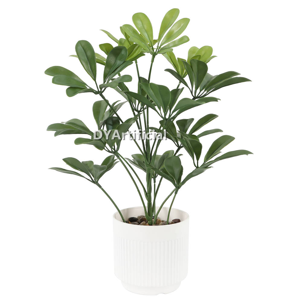 Artificial Baby Schefflera Plants 45CM Height Outdoor UV Protected