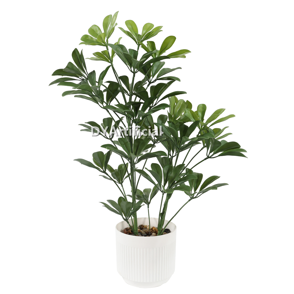 Artificial Baby Schefflera Plants 65CM Height Outdoor UV Protected