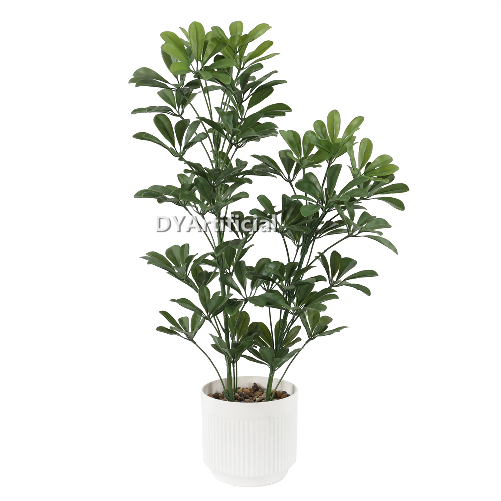 Artificial Baby Schefflera Plants 85CM Height Outdoor UV Protected