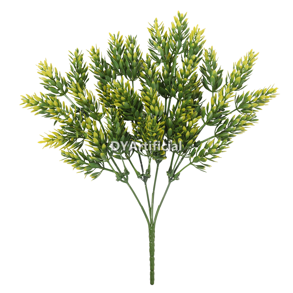 Yellow Green Pine Foliages 31CM Length Outdoor UV