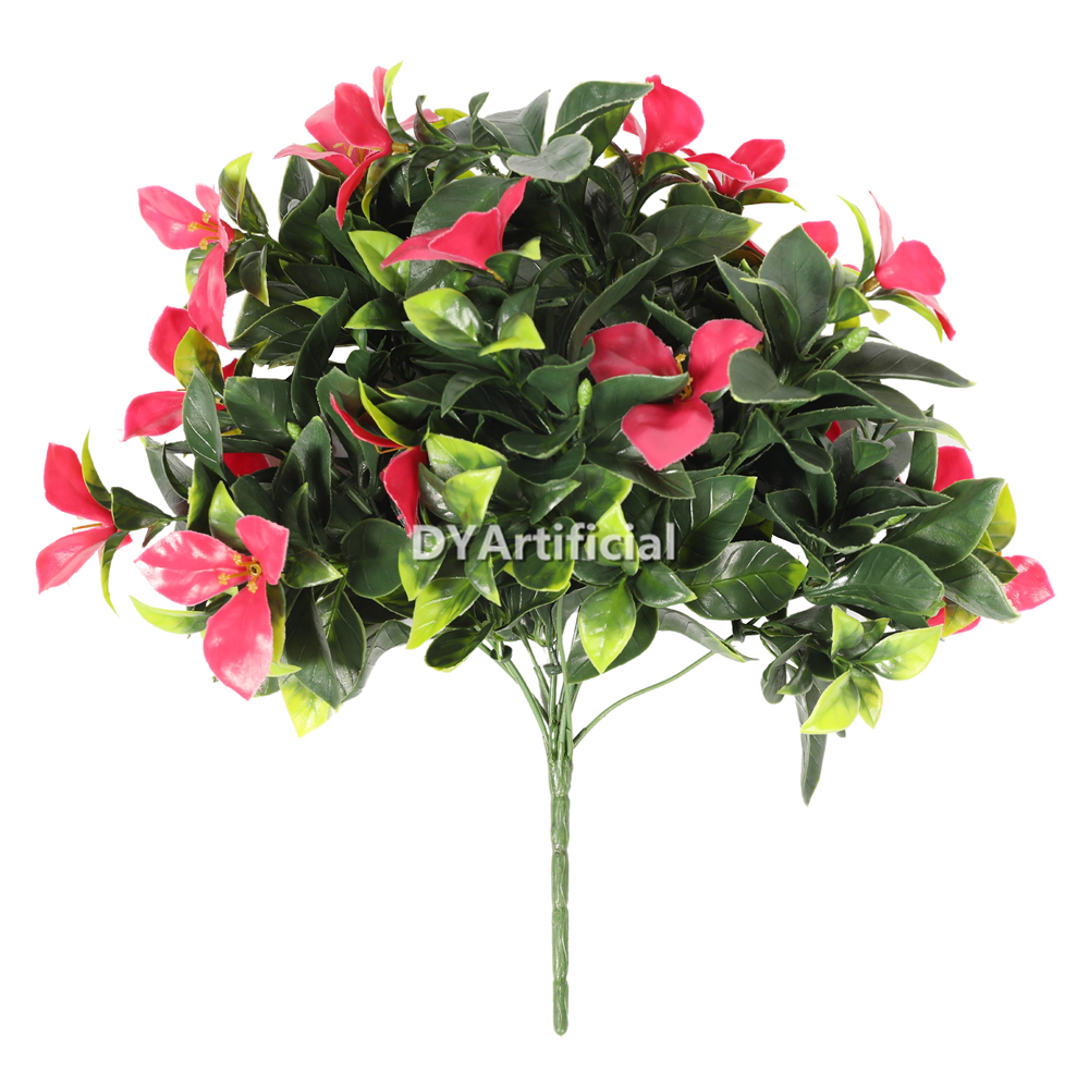 Gardenia leaf with Red Plum Blossom 38CM UV Protected