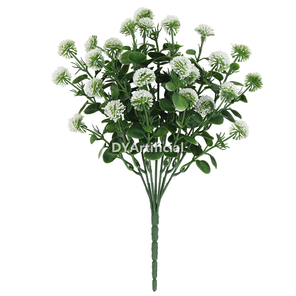 Artificial Bouquet of flowers with fruit 33CM Length Outdoor White