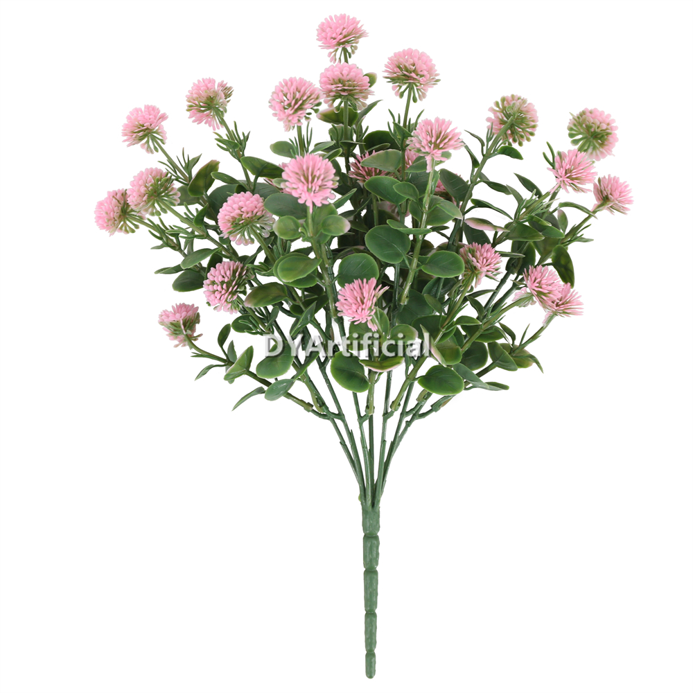 Artificial Bouquet of flowers with fruit 33CM Length Outdoor Pink
