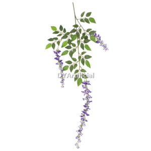 Artificial Wisteria Flowers Wall Hanging Purple 112CM Indoor